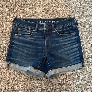 American Eagle Midi Jean Shorts